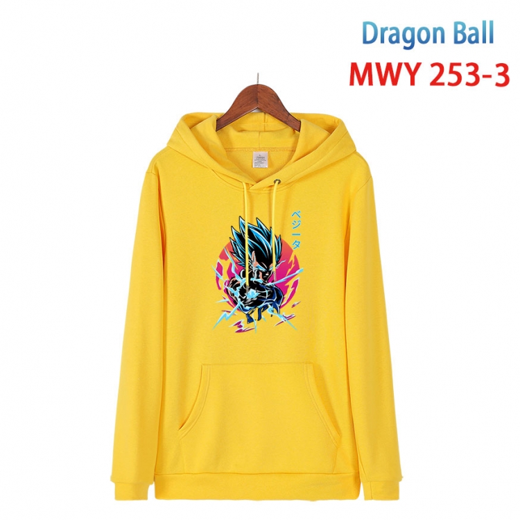 DRAGON BALL  cartoon  Hooded Patch Pocket Sweatshirt from S to 4XL MWY-253-3