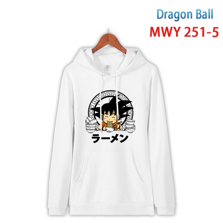 DRAGON BALL  cartoon  Hooded Patch Pocket Sweatshirt from S to 4XL  MWY-251-5