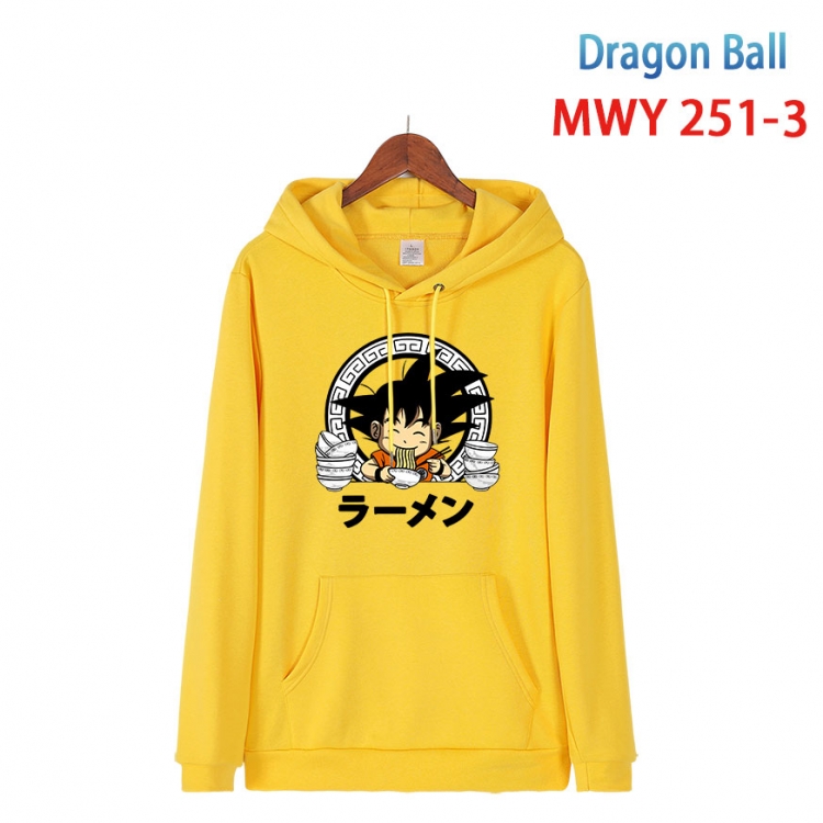 DRAGON BALL  cartoon  Hooded Patch Pocket Sweatshirt from S to 4XL  MWY-251-3