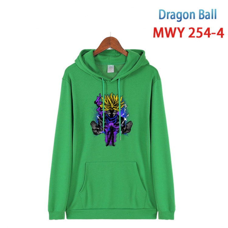 DRAGON BALL  cartoon  Hooded Patch Pocket Sweatshirt from S to 4XL MWY-254-4