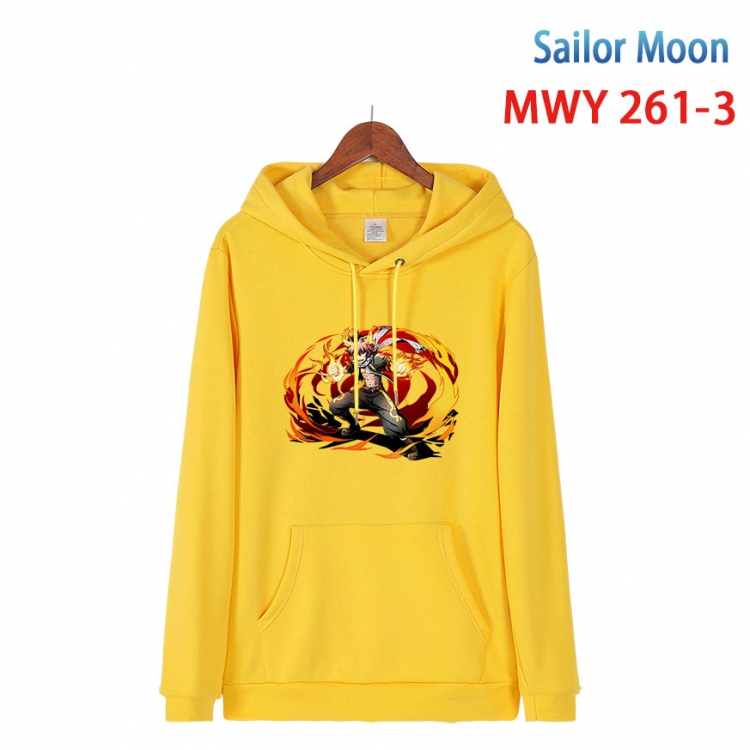 Fairy tail  cartoon  Hooded Patch Pocket Sweatshirt from S to 4XL MWY 261 3