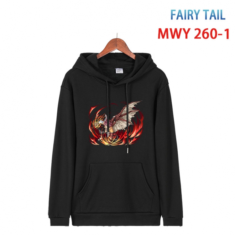 Fairy tail  cartoon  Hooded Patch Pocket Sweatshirt from S to 4XL MWY 260 1