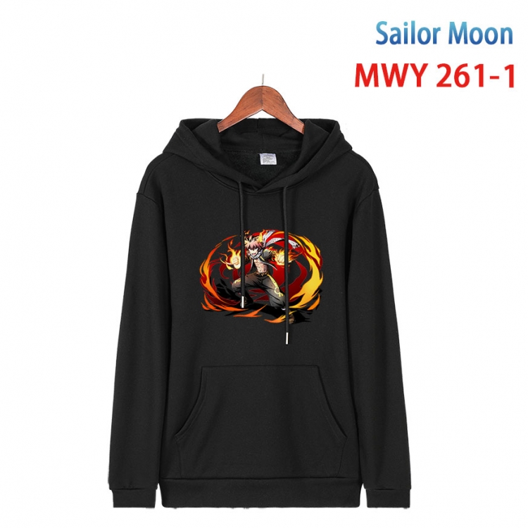 Fairy tail  cartoon  Hooded Patch Pocket Sweatshirt from S to 4XL MWY 261 1