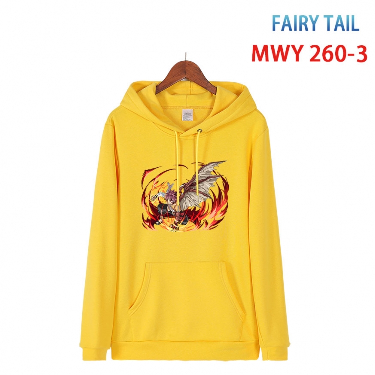 Fairy tail  cartoon  Hooded Patch Pocket Sweatshirt from S to 4XL  MWY 260 3