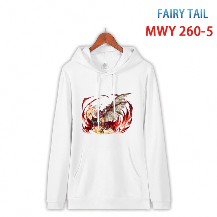 Fairy tail  cartoon  Hooded Patch Pocket Sweatshirt from S to 4XL MWY 260 5