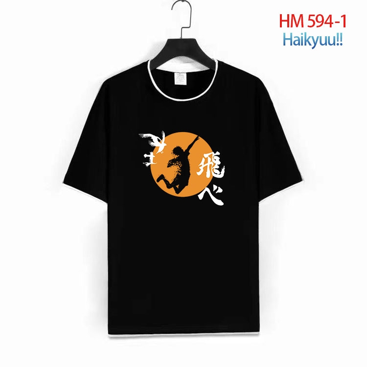Haikyuu!! Cotton round neck short sleeve T-shirt from S to 6XL  HM 594 1