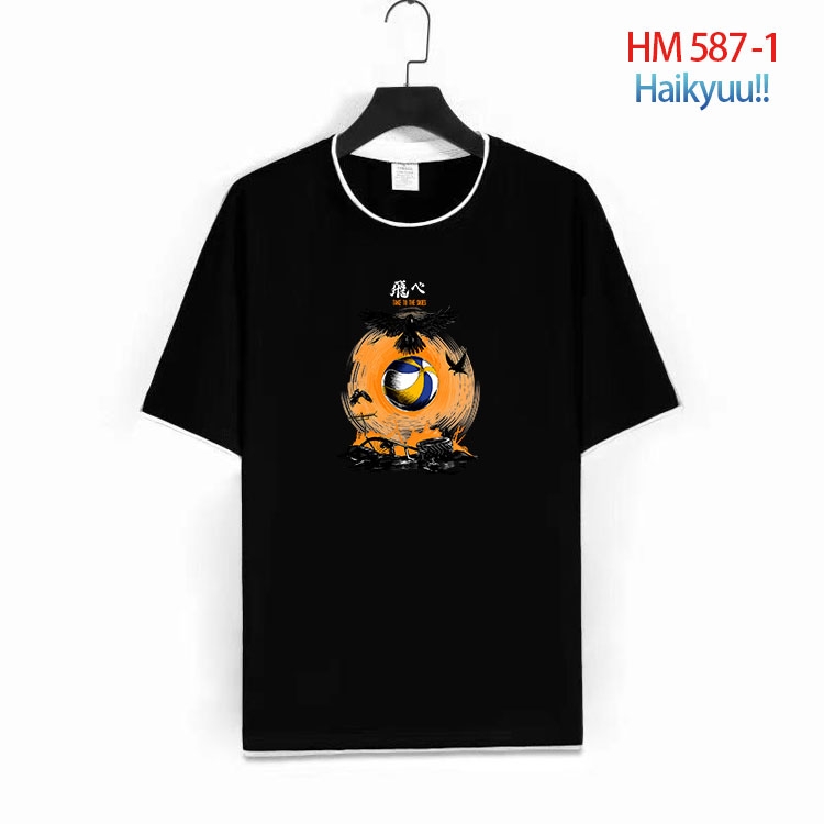 Haikyuu!! Cotton round neck short sleeve T-shirt from S to 6XL  HM 587 1