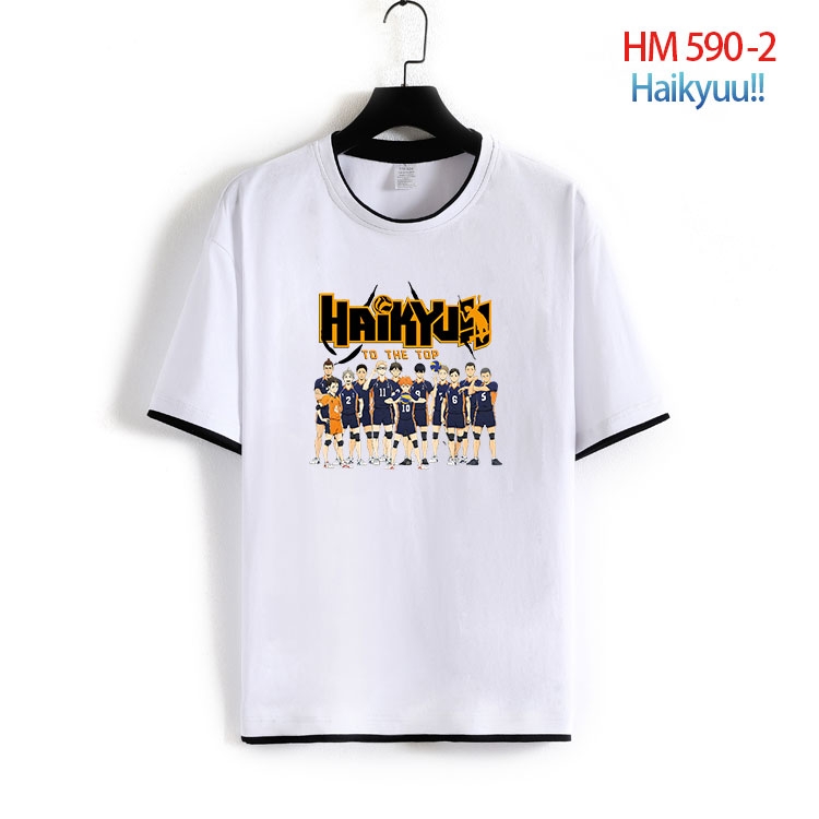 Haikyuu!! Cotton round neck short sleeve T-shirt from S to 6XL HM 590 2