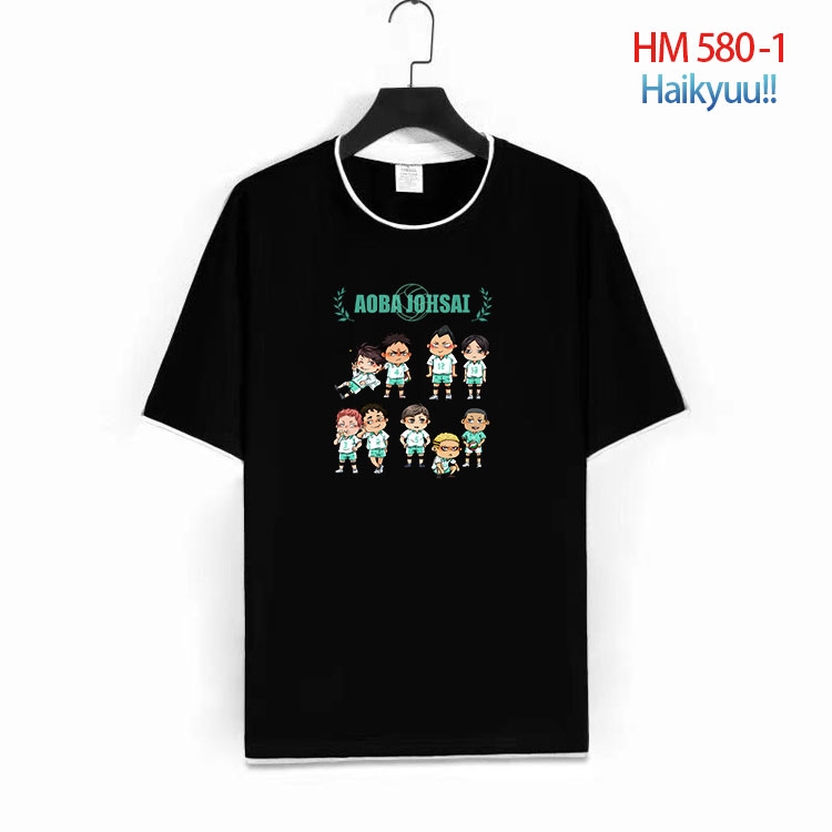 Haikyuu!! Cotton round neck short sleeve T-shirt from S to 6XL   HM 580 1
