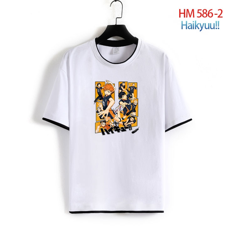 Haikyuu!! Cotton round neck short sleeve T-shirt from S to 6XL  HM 586 2