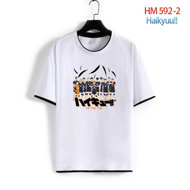 Haikyuu!! Cotton round neck short sleeve T-shirt from S to 6XL HM 592 2