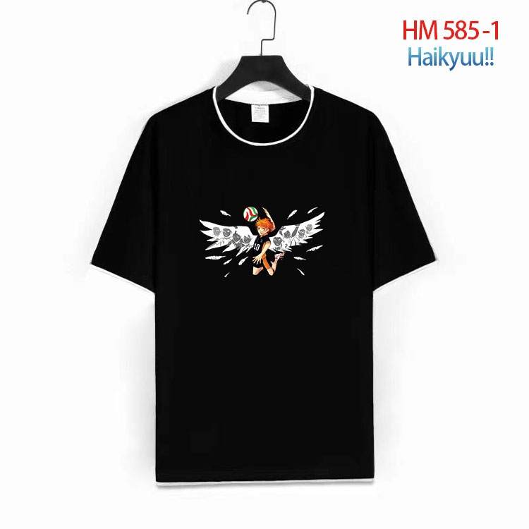 Haikyuu!! Cotton round neck short sleeve T-shirt from S to 6XL  HM 585 1