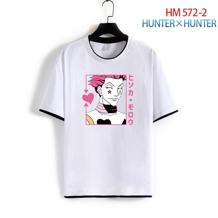 HunterXHunter Cotton round neck short sleeve T-shirt from S to 6XL   HM 572 2