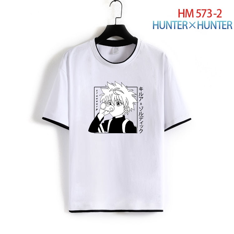HunterXHunter Cotton round neck short sleeve T-shirt from S to 6XL   HM 573 2