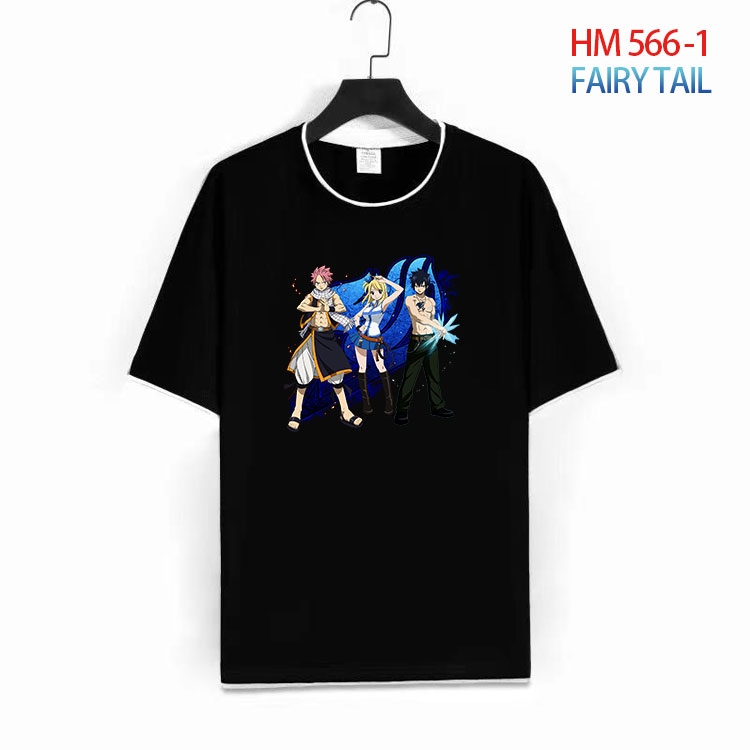 Fairy tail Cotton round neck short sleeve T-shirt from S to 6XL  HM 566 1