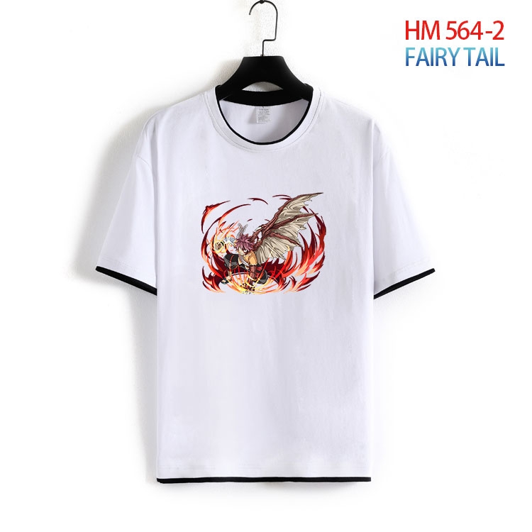 Fairy tail Cotton round neck short sleeve T-shirt from S to 6XL HM 564 2