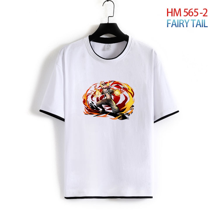 Fairy tail Cotton round neck short sleeve T-shirt from S to 6XL  HM 565 2