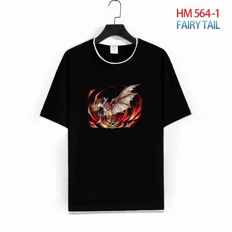 Fairy tail Cotton round neck short sleeve T-shirt from S to 6XL  HM 564 1