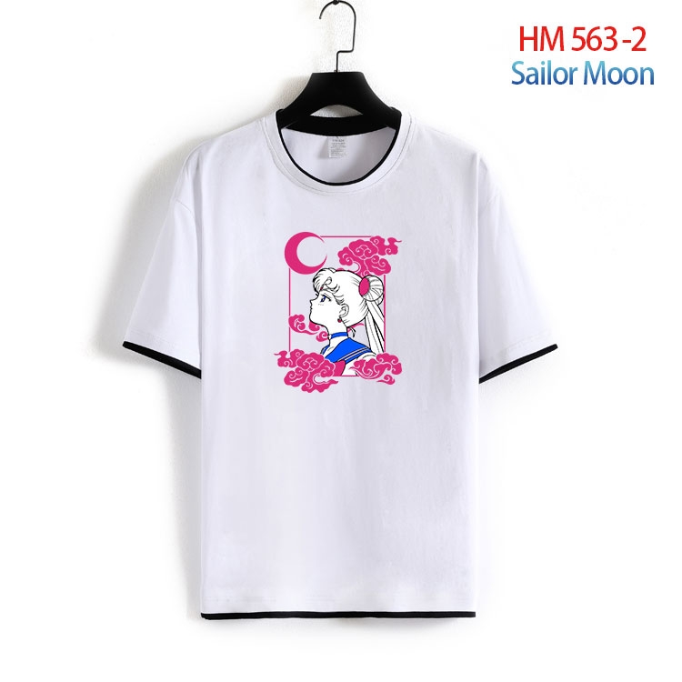 sailormoon Cotton round neck short sleeve T-shirt from S to 6XL  HM 563 2