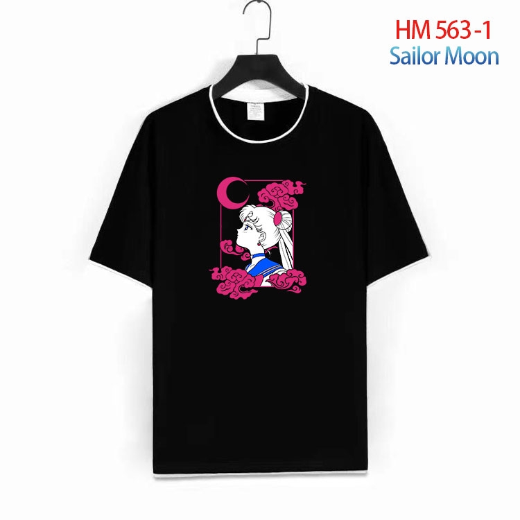 sailormoon Cotton round neck short sleeve T-shirt from S to 6XL  HM 563 1