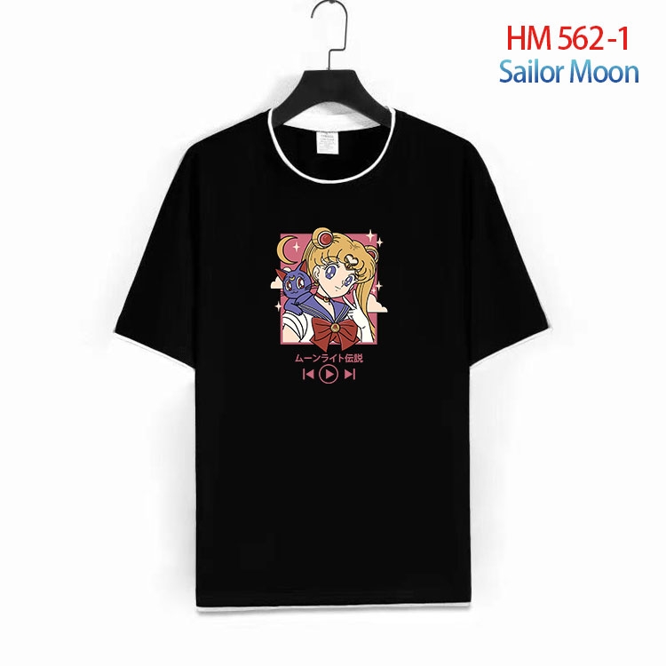sailormoon Cotton round neck short sleeve T-shirt from S to 6XL  HM 562 1