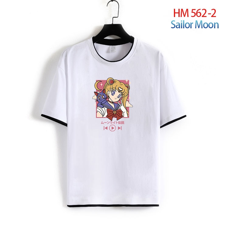 sailormoon Cotton round neck short sleeve T-shirt from S to 6XL  HM 562 2