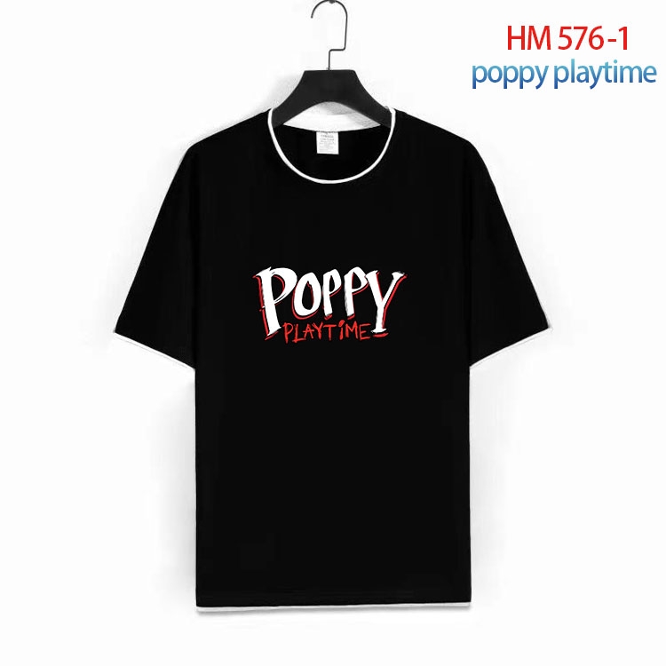 poppy playtime Cotton round neck short sleeve T-shirt from S to 6XL  HM 576 1