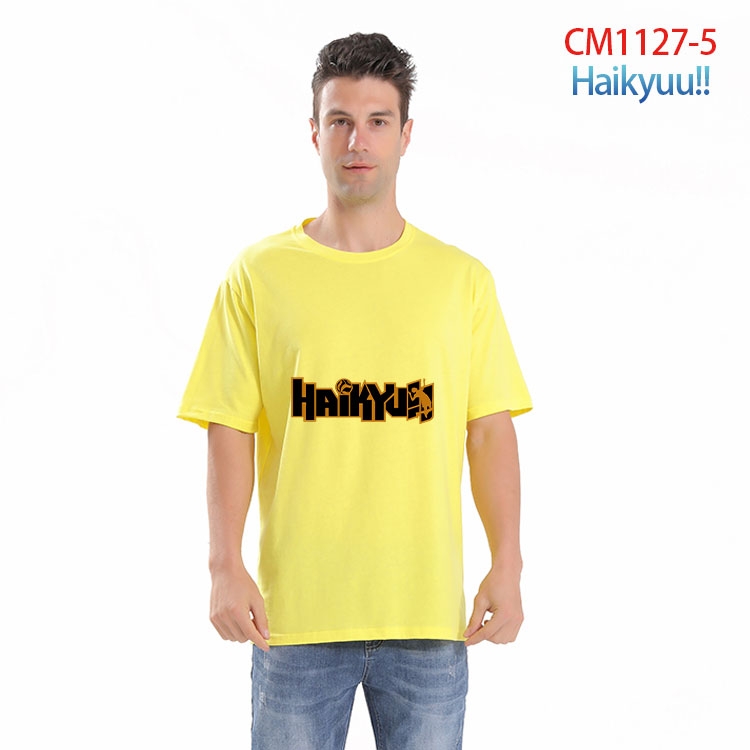 Haikyuu!! Printed short-sleeved cotton T-shirt from S to 4XL CM-1127-5 