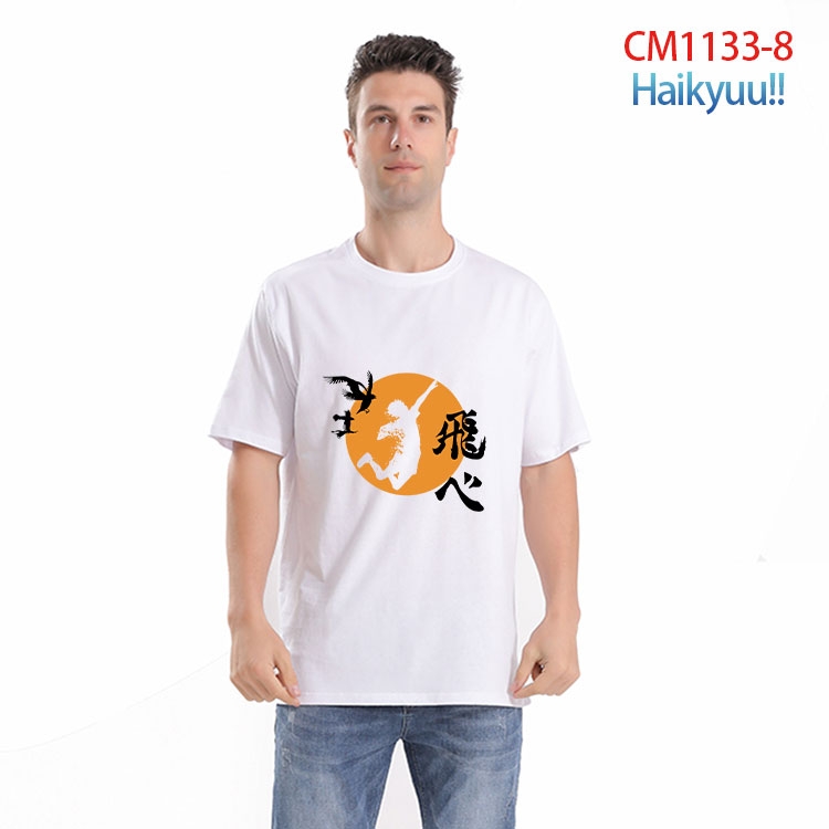 Haikyuu!! Printed short-sleeved cotton T-shirt from S to 4XL  CM-1133-8 