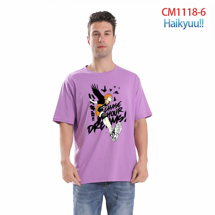 Haikyuu!! Printed short-sleeved cotton T-shirt from S to 4XL  CM-1118-6