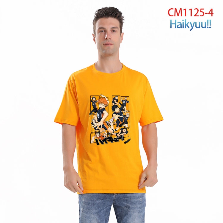 Haikyuu!! Printed short-sleeved cotton T-shirt from S to 4XL  CM-1125-4