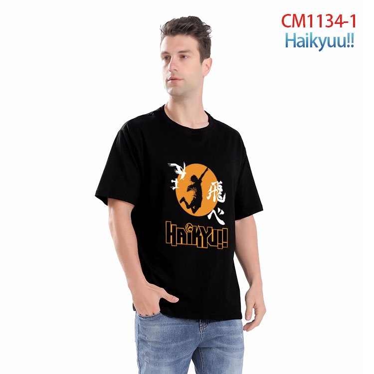 Haikyuu!! Printed short-sleeved cotton T-shirt from S to 4XL  CM-1134-1