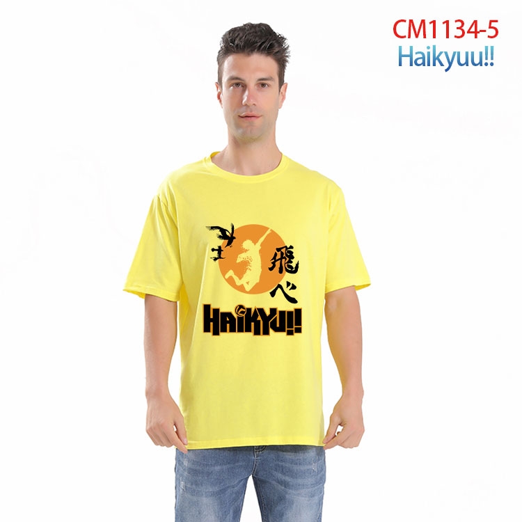 Haikyuu!! Printed short-sleeved cotton T-shirt from S to 4XL  CM-1134-5