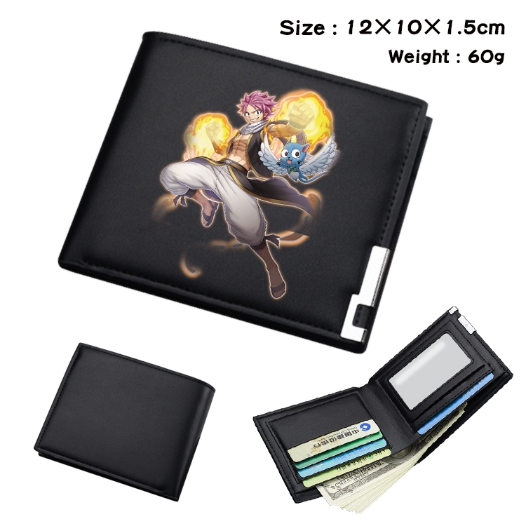 Fairy tail Anime color book two-fold wallet 12x10x1.5cm  