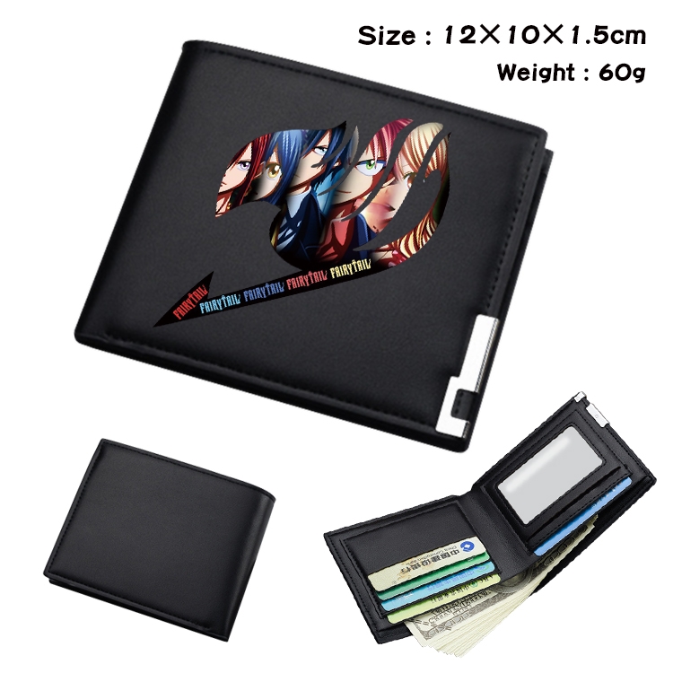 Fairy tail Anime color book two-fold wallet 12x10x1.5cm  