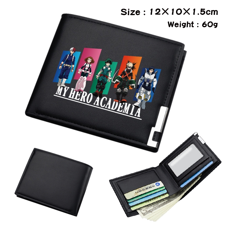 My Hero Academia Anime color book two-fold wallet 12x10x1.5cm  