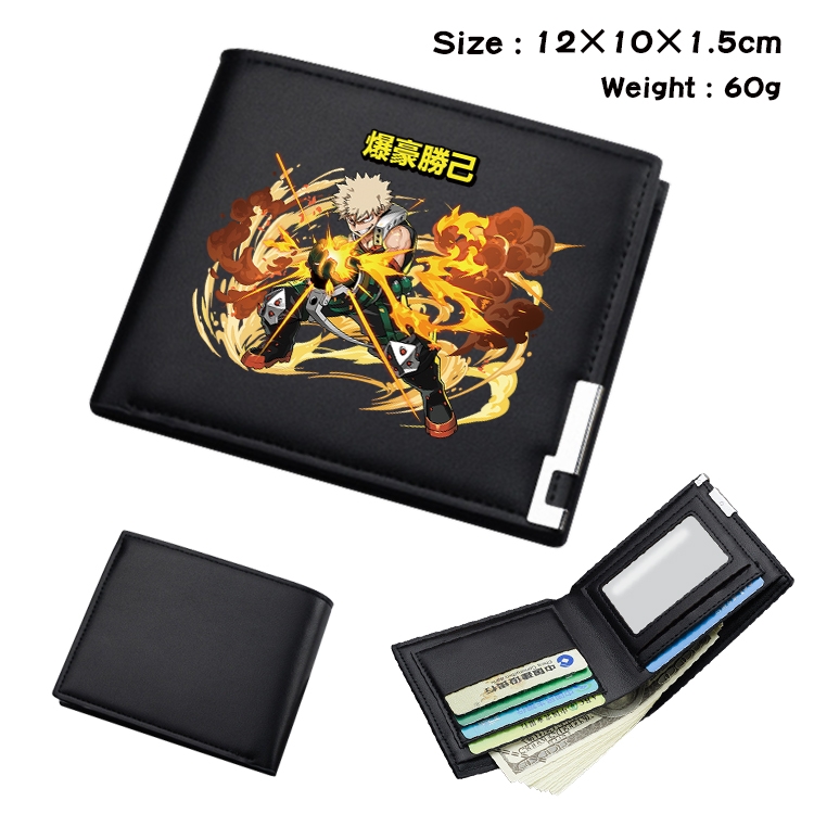 My Hero Academia Anime color book two-fold wallet 12x10x1.5cm  