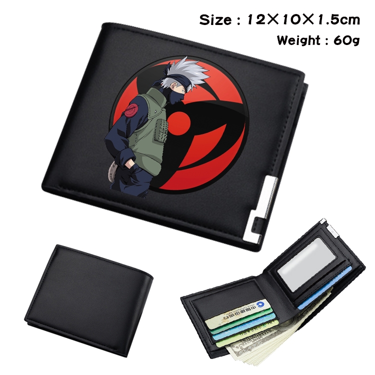 Naruto Anime color book two-fold wallet 12x10x1.5cm  