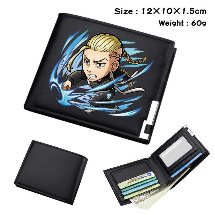 Tokyo Revengers Anime color book two-fold wallet 12x10x1.5cm  
