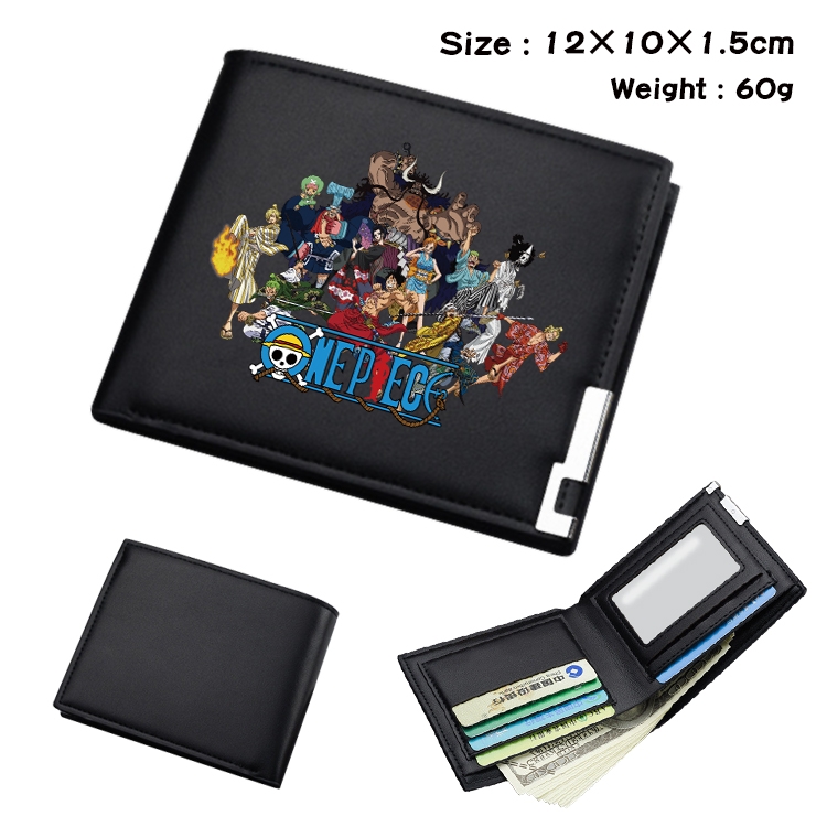 One Piece Anime color book two-fold wallet 12x10x1.5cm  