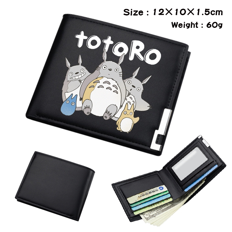 TOTORO Anime color book two-fold wallet 12x10x1.5cm  