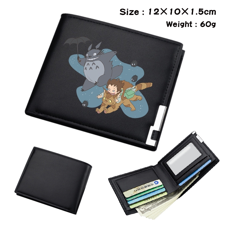 TOTORO Anime color book two-fold wallet 12x10x1.5cm  