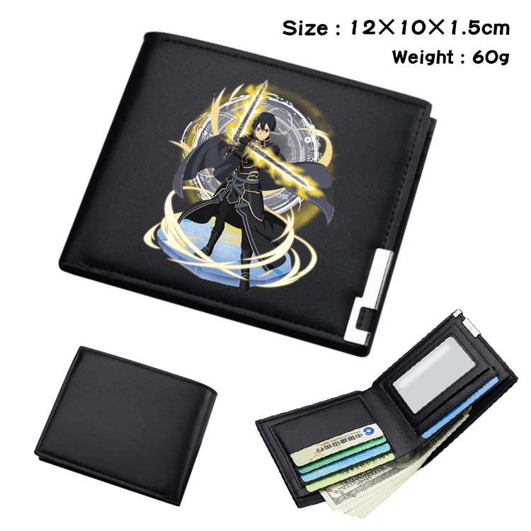 Sword Art Online Anime color book two-fold wallet 12x10x1.5cm  