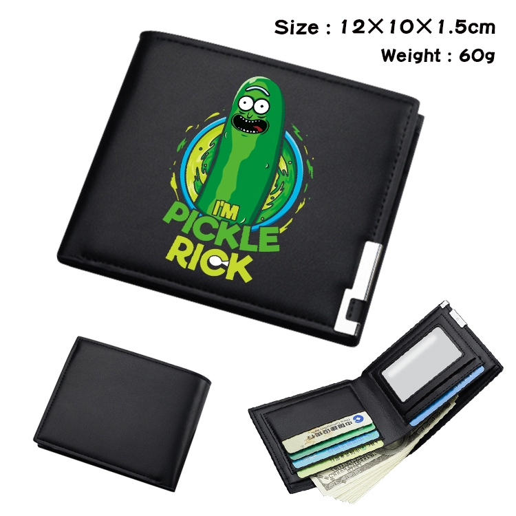 Rick and Morty Anime color book two-fold wallet 12x10x1.5cm  