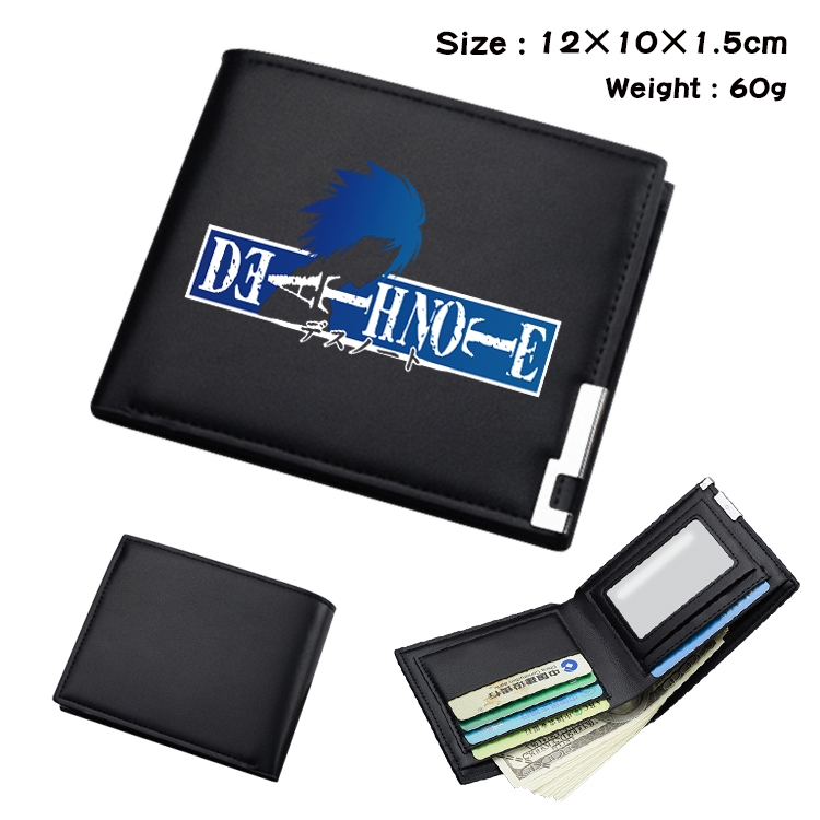 Death note Anime color book two-fold wallet 12x10x1.5cm  