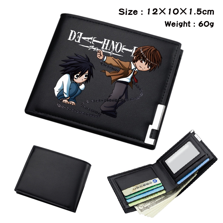 Death note Anime color book two-fold wallet 12x10x1.5cm  