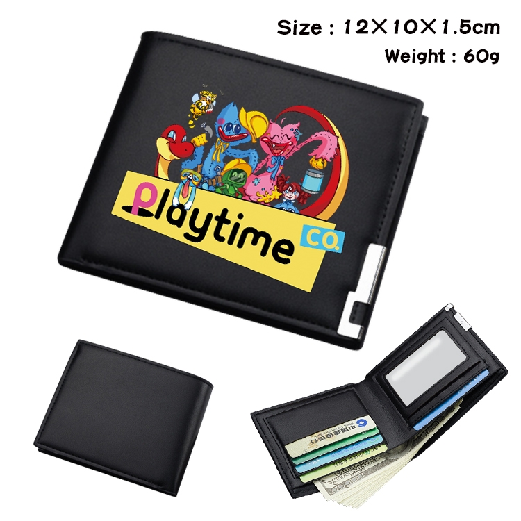 poppy playtime Anime color book two-fold wallet 12x10x1.5cm  