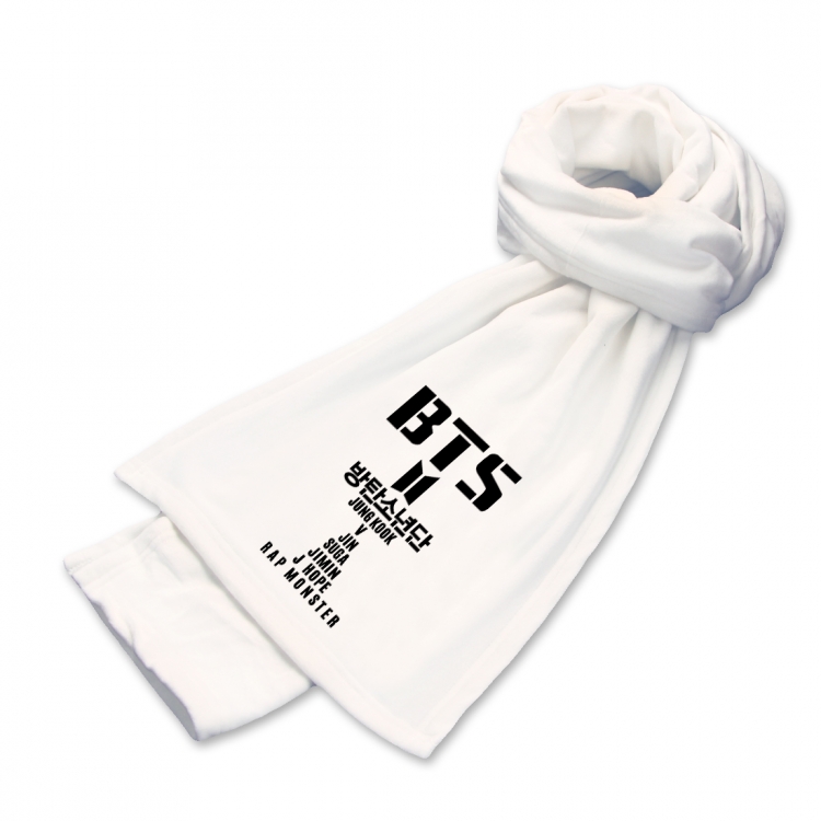 BTS Anime mink fleece scarf