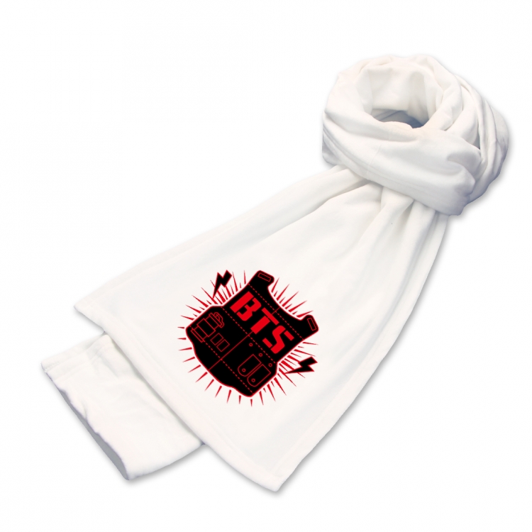 BTS Anime mink fleece scarf