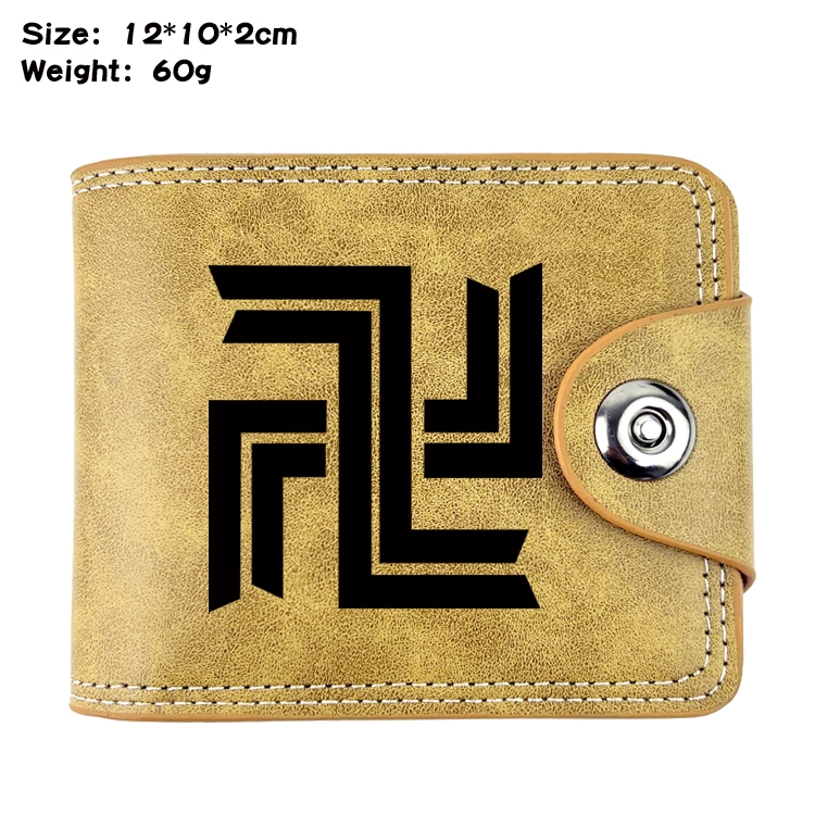 Tokyo Revengers Anime high quality PU two fold embossed wallet 12X10X2CM 60G  1A
